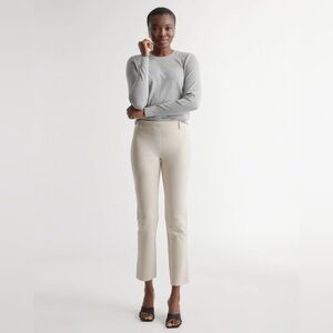 - Quince Ultra-Stretch Ponte Straight Leg Pants Petite Large NWT